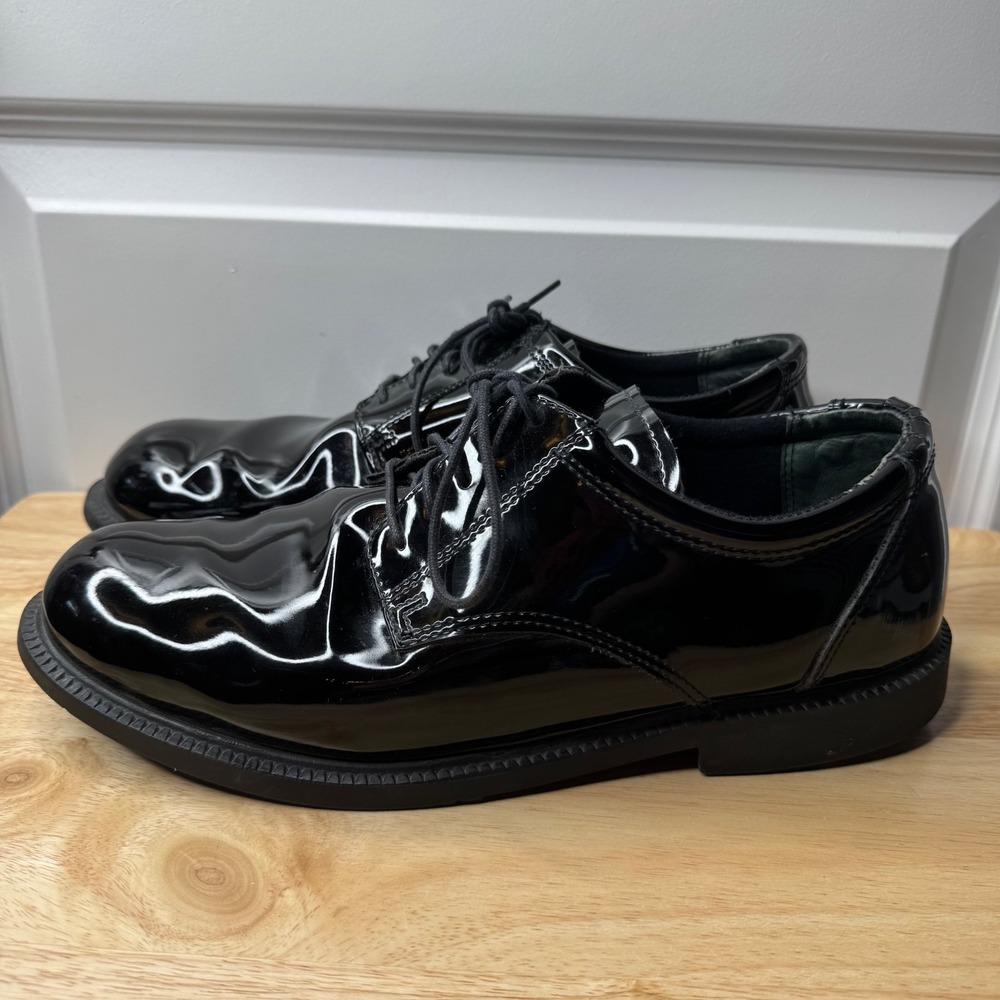 Thorogood 831-6031 Unisex Adult Shiny Black Uniform-Poromerics Shoe 10.5 M - Picture 2 of 9